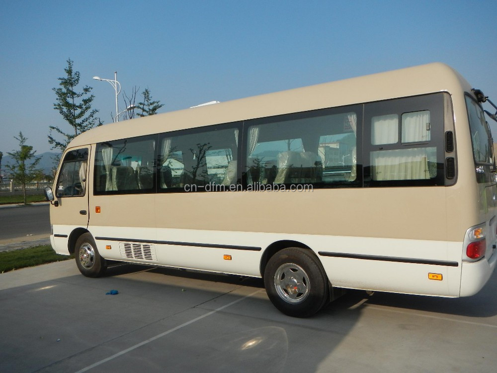 Manual Transmission Luxury Mini Small Government Tour Bus Coaster with YC4FA130-30 Engine