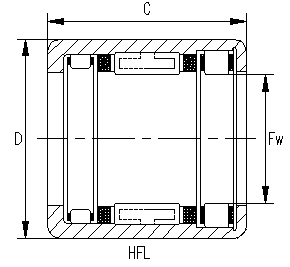 INA Needle roller Bearing NX10-Z,NX12-Z,NX15-Z,NX17-Z,NX25-Z,NX30-Z,NX35-Z