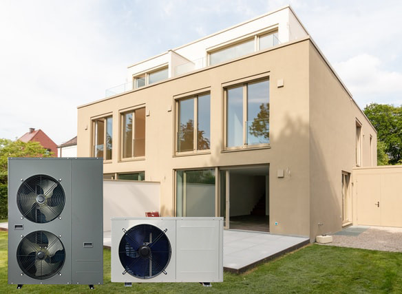 50Hz R32 Air To Water Monobloc Heat Pump Water Heater Underfloor Heating And Cooling
