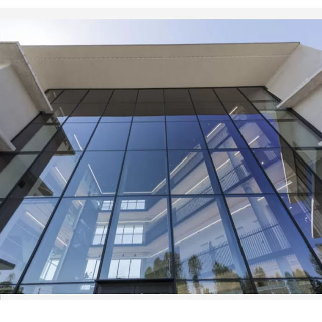 Glazed Glass Curtain Wall Facade Stick And Unitized Modern Decoration Curtain Wall