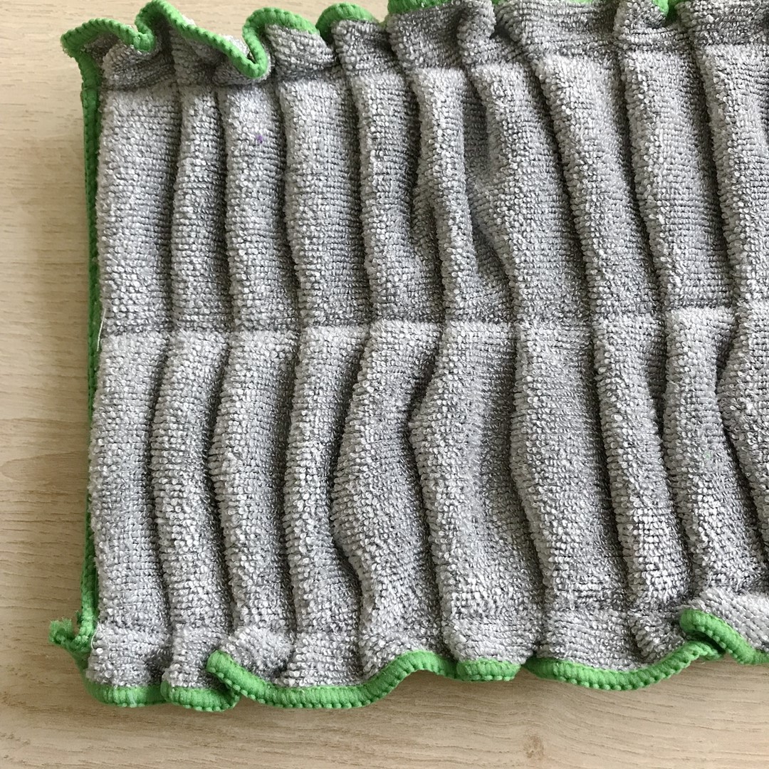 100% polyester absorb water flat mop house keeping wet mop Chinese suppiler with scrape