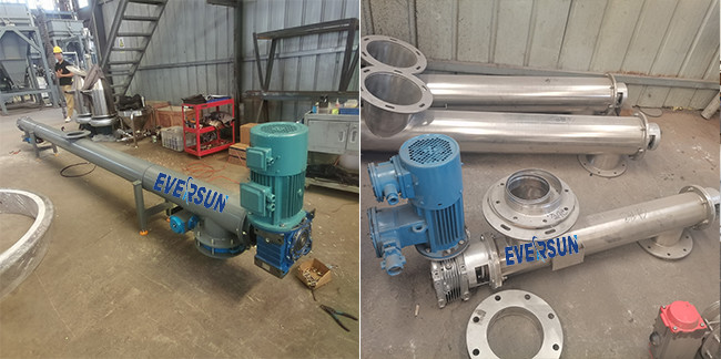Customized U Trough Screw Conveyor For Sand Granular Material