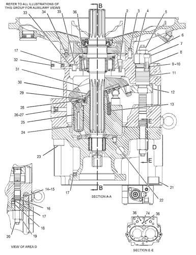 2959663 PUMP GP-PISTON & GEAR Parts scheme