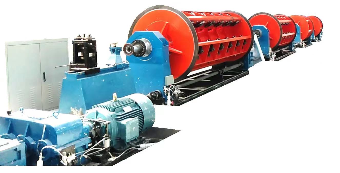 Wire Cable Rigid Frame Stranding Machine , 150RPM Power Cable Making Machine