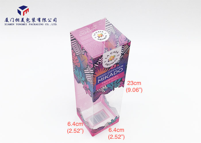 Custom Printed Plastic Retail Packaging Boxes Not Easy To Deformed 6.4X6.4X23cm