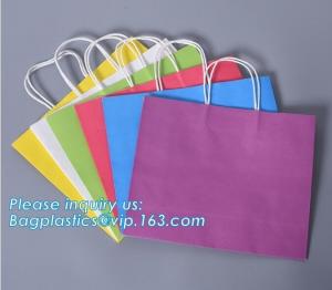 China Eco Retail Packaging Recyclable Kraft Paper Gift Bags Natural Tote  Retail, Party, Craft, Gifts, Wedding, Recycled, Bus on sale