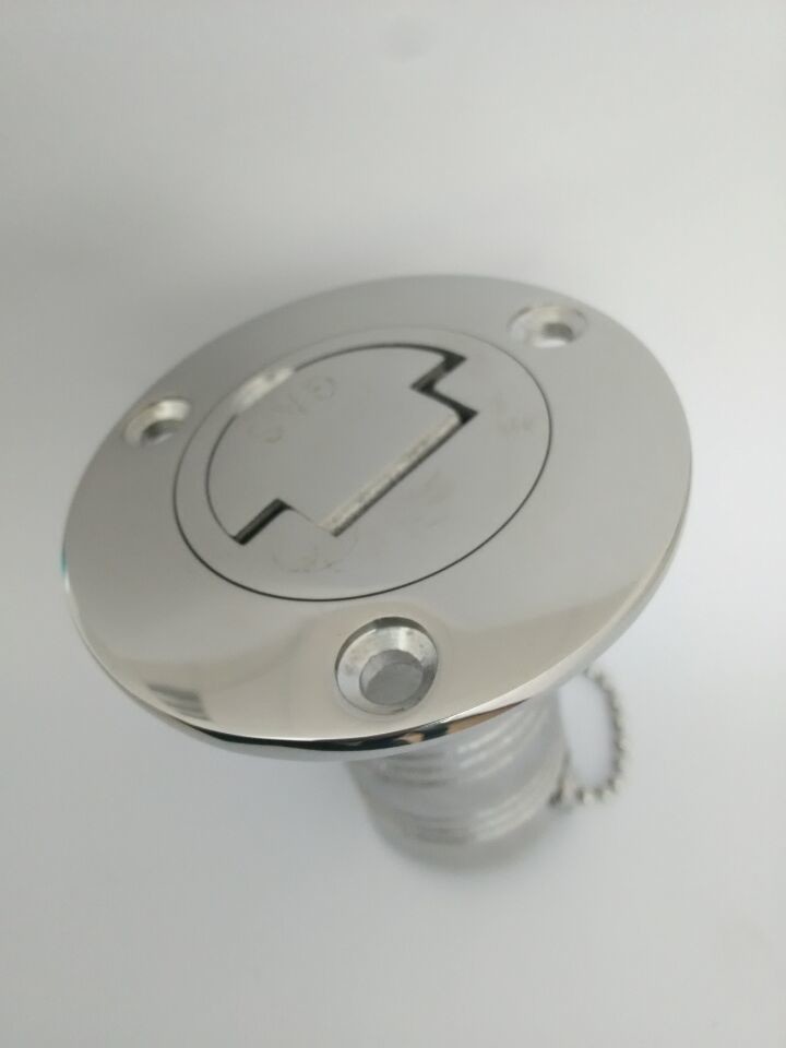 Boat Deck Fill / Filler Cap Fuel Marine 316 Stainless Steel