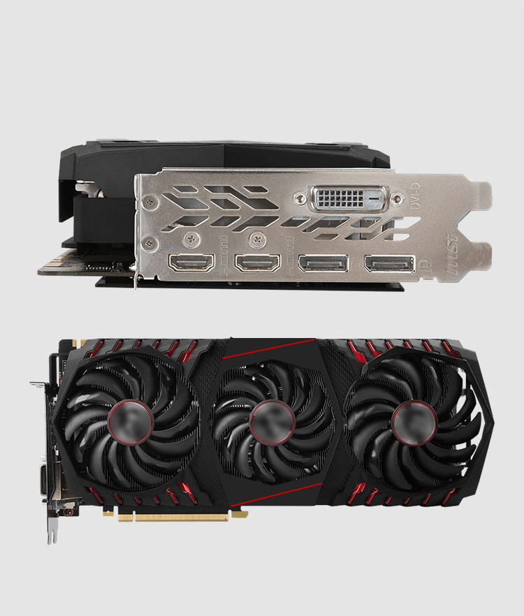 Desktop Gaming NAVIDIA Graphic Card GTX 1080 TI GAMING X TRIO 11GB GDDR5 352bit
