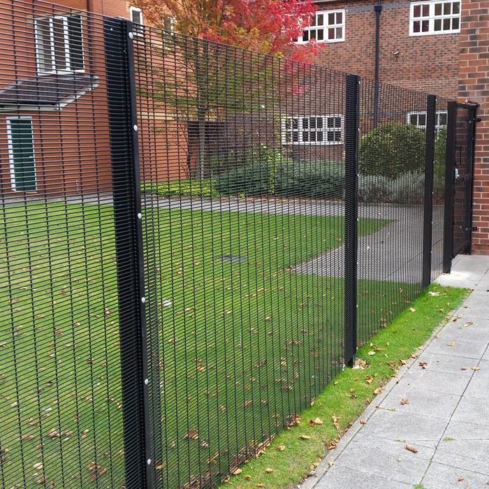 High Security 358 Mesh Anti Climb Fence Panels For Airport