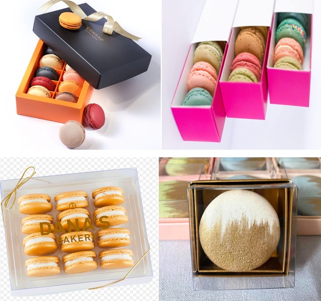Durable Fresh Macaron Packaging Box Premium Gift Box 6 Pieces Of French Sandwich Cookie Baking