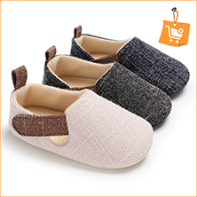 New designed cheap Faux fur soft cotton sole anti-slip prewalker outdoor baby sandals
