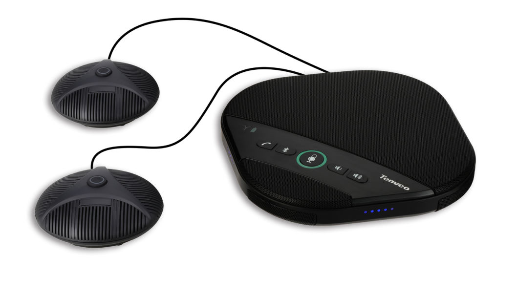 Bluetooth Speakerphone with Extension Microphones 9m Pickup Radios