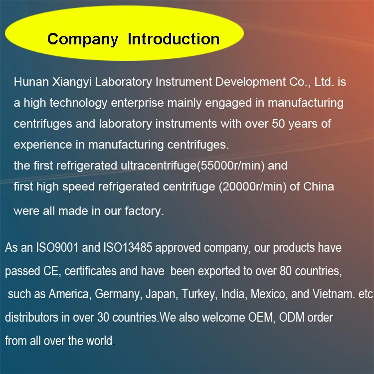 Cence Blood Centrifuge with both Angle Rotor and Horizontal Rotor Compatible Low Speed Centrifuge L600-A