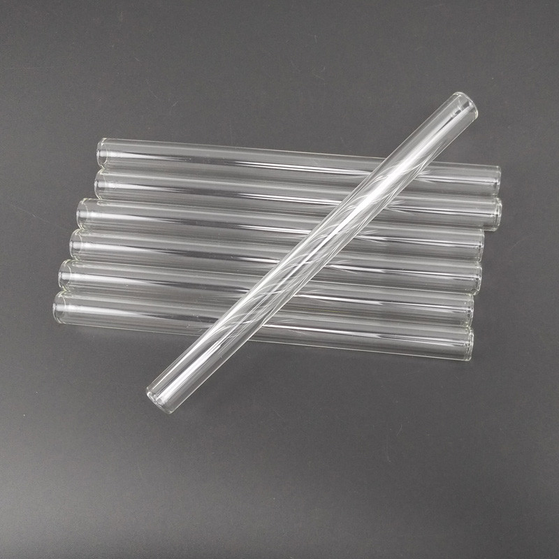 5.9 Inch Glass Bongs Accessories Long Love Rose Glass Smoking Tubes