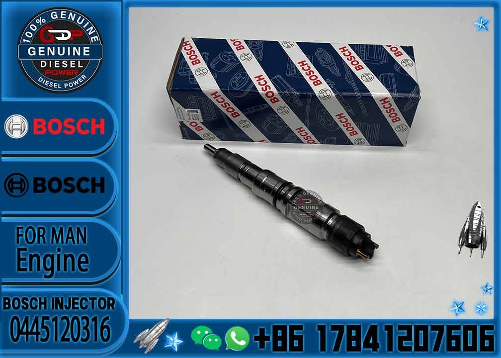 Diesel Fuel Injectors 0 445 120 316 Fuel Injector Assembly 0445 120 316 0445120316 for Man
