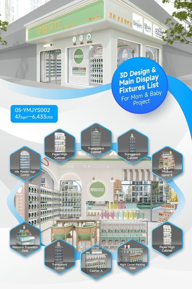05-YMJYS002, Maternity & Baby Store in Guangxi Long'an covering 47 Sqm with an Approx. $6,433 Budget and 28 CBM Volume