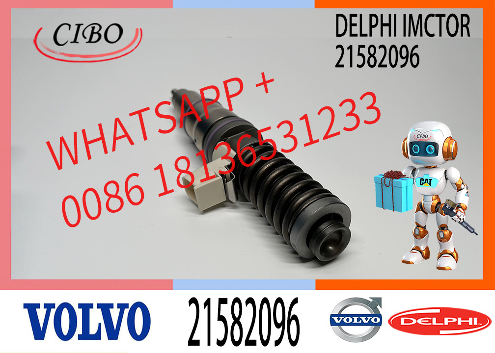 21582096 20430583 3803637 Common Rail Fuel Injector For VOL-VO Truck FH12 EC360B EC460B TAD1643VE TAD850VE TAD851VE TAD852VE