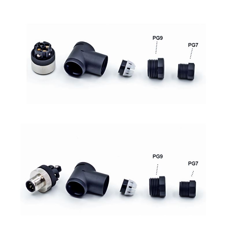 M12 Waterproof Plastic Series Connector