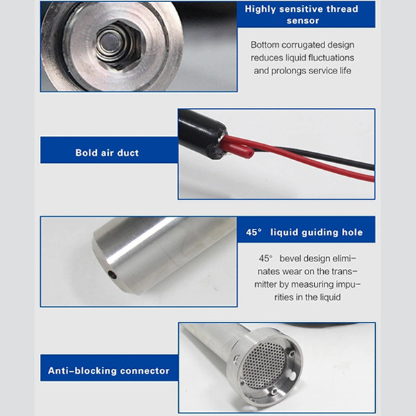 Durable Reverse Water Tank Spare Parts Pressure Level Sensor With Display