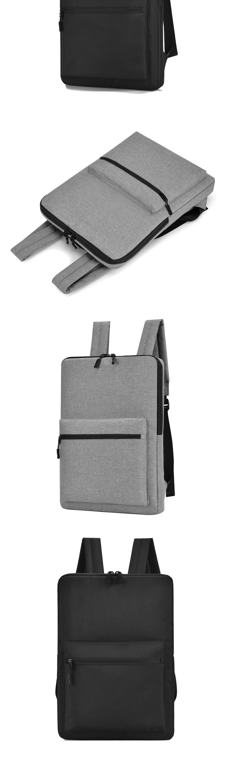 Portable Men 15 Inch Laptop Smart Backpacks Ultra Thin Leisure Business Bag With USB