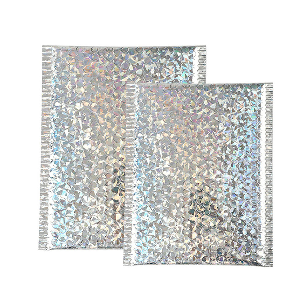 Laser Holographic Mini Compostable Bubble Mailers