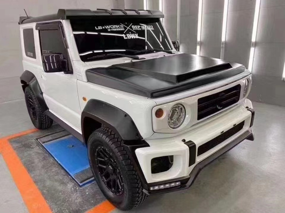 The New Product JIMNY Body Kit JIMNY Upgraded LB Style Front and Rear Bumper Wide Bodyki