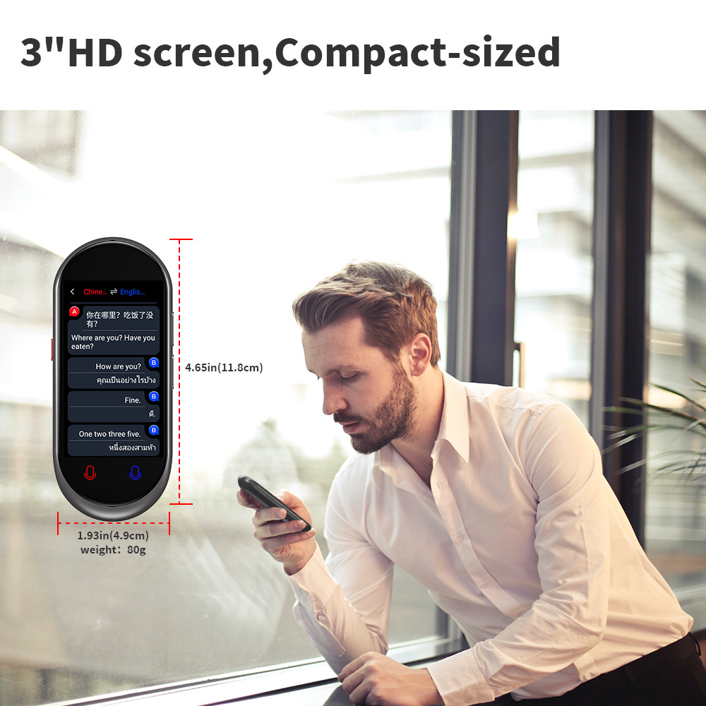 Two Way Language Audio Language Translator Speech Translator Device For Business Travel
