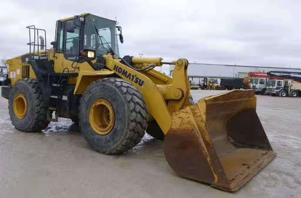 Yellow 4.2m3 Bucket Komatsu WA470-6 Used Wheel Loaders