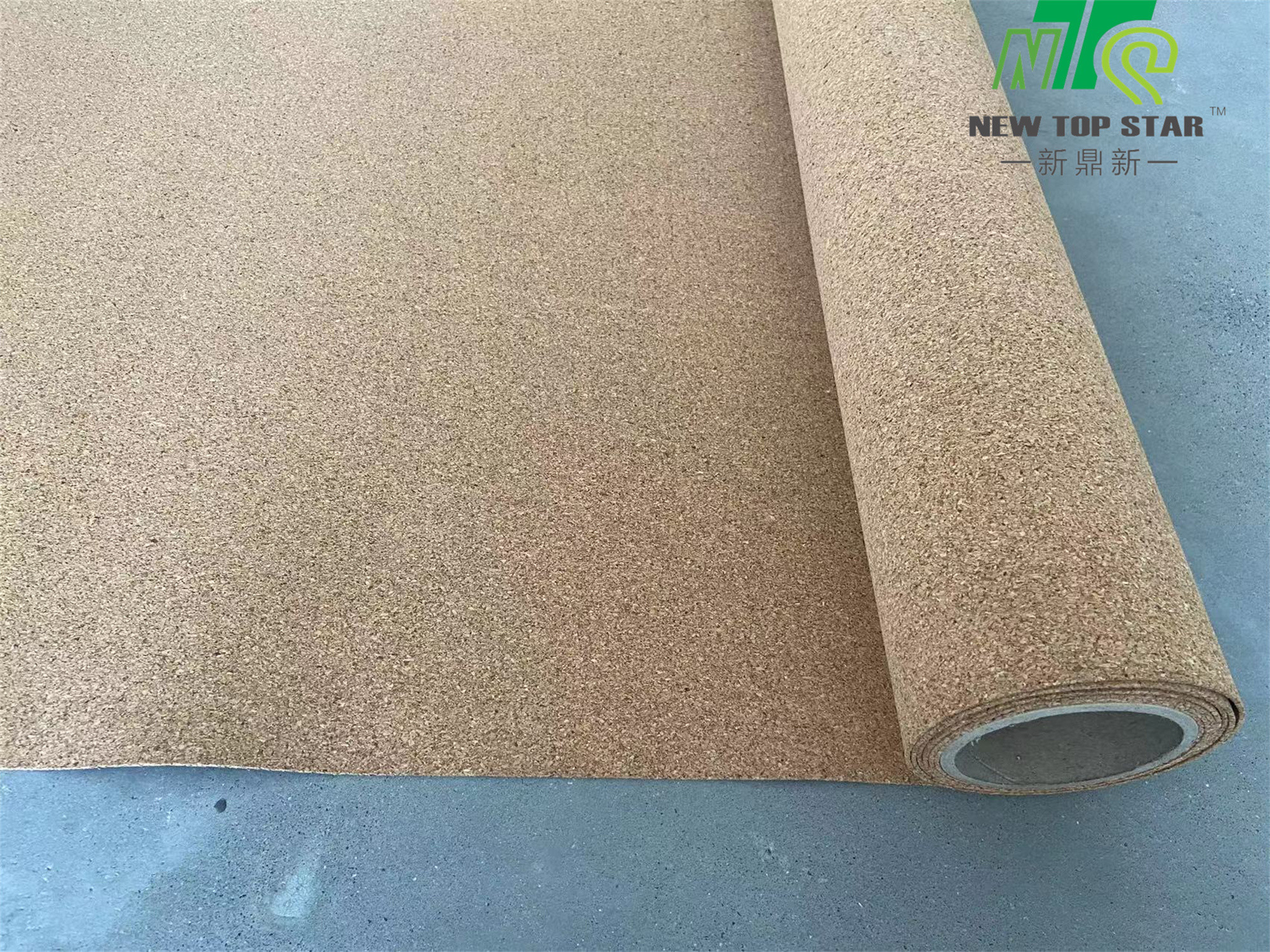 Eco Friendly 3mm Cork Underlayment Roll For Solid Hardwood Floors And Floating Floors