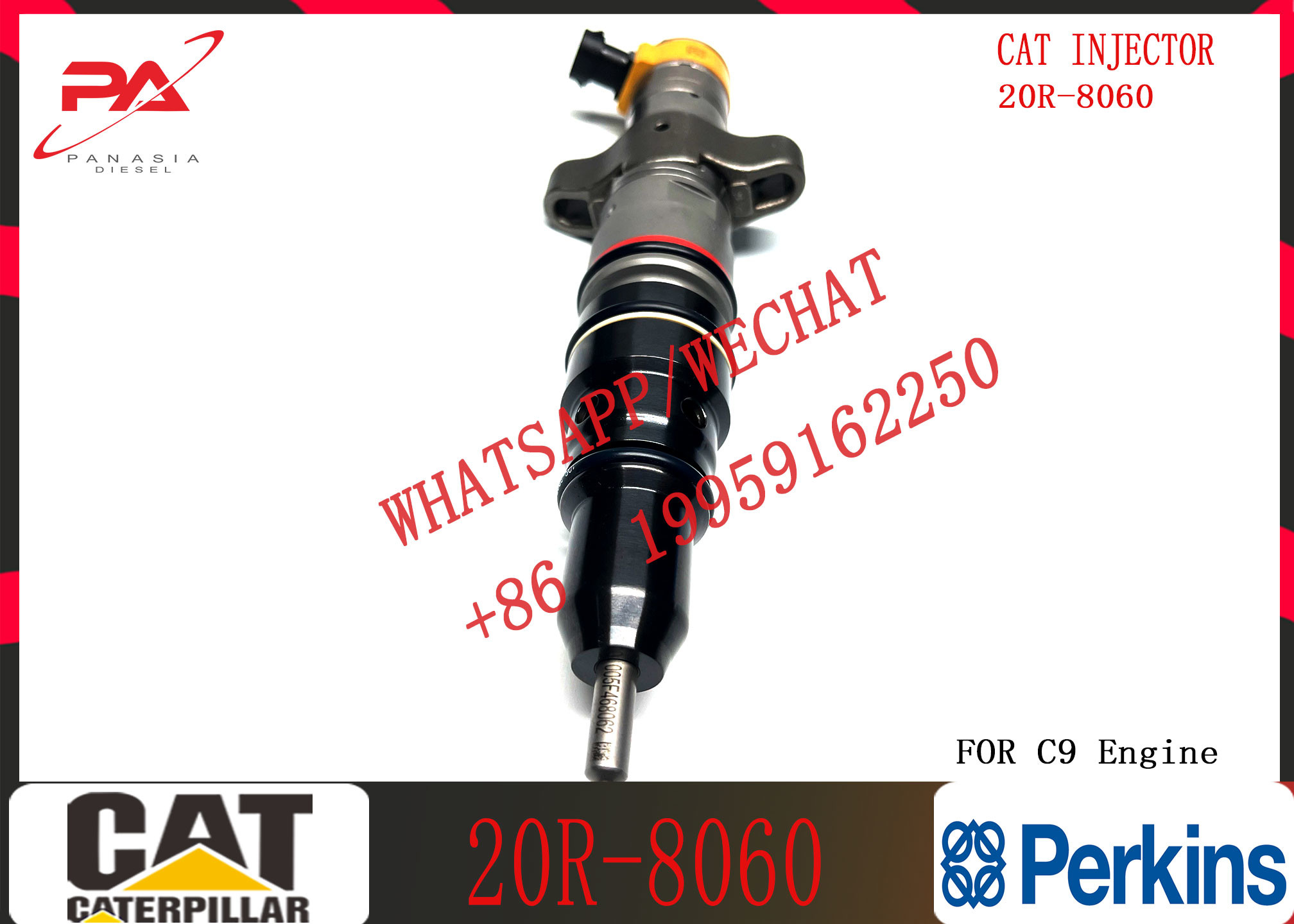 Common Rail Fuel Injector 20R-8060 For CAT C9 387-9433 387-9434 10R-7222 254-4330 293-4073 267-9717