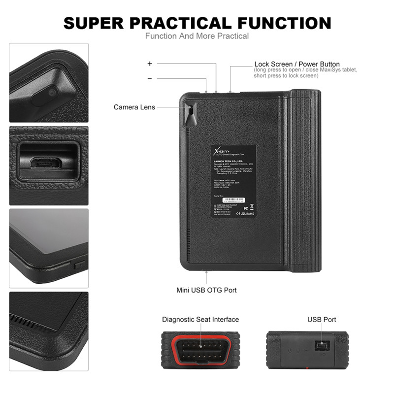 X-431 X431 V+ 10.1 inch Screen Tablet 100% Original Global Version Launch X-431 X431 V+ 10.1 inch Screen Tablet Bluetoot