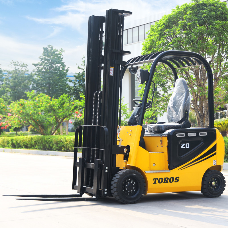 Full Stacker Mini 2 Tonne Electric Forklift Truck Mobile For Industrial