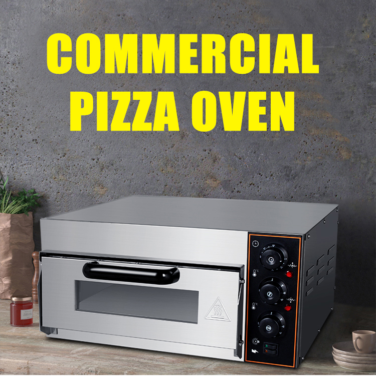 Outlet Single Deck Stainless Steel Commercial Electric Bakery Pizza Oven 2023 Design