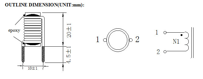 R6 * 20 K4 Radial Leaded Inductors Under 6S QCC High Power Factor CorrectionUL CE