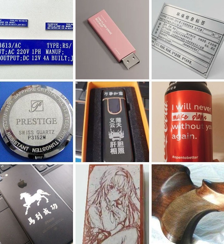 Desktop Optical Fiber Laser Marker For Gold Silver Metal Deep Engraving
