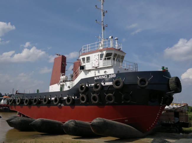 Docking Salvage Ship Rubber Airbag Rolling Floating Boat Lift Air Bags
