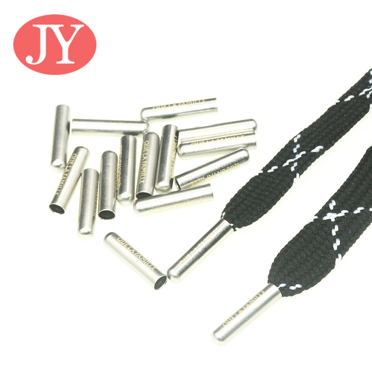 jiayang aglet painting color blue color mesh brass tips aglets brass tip