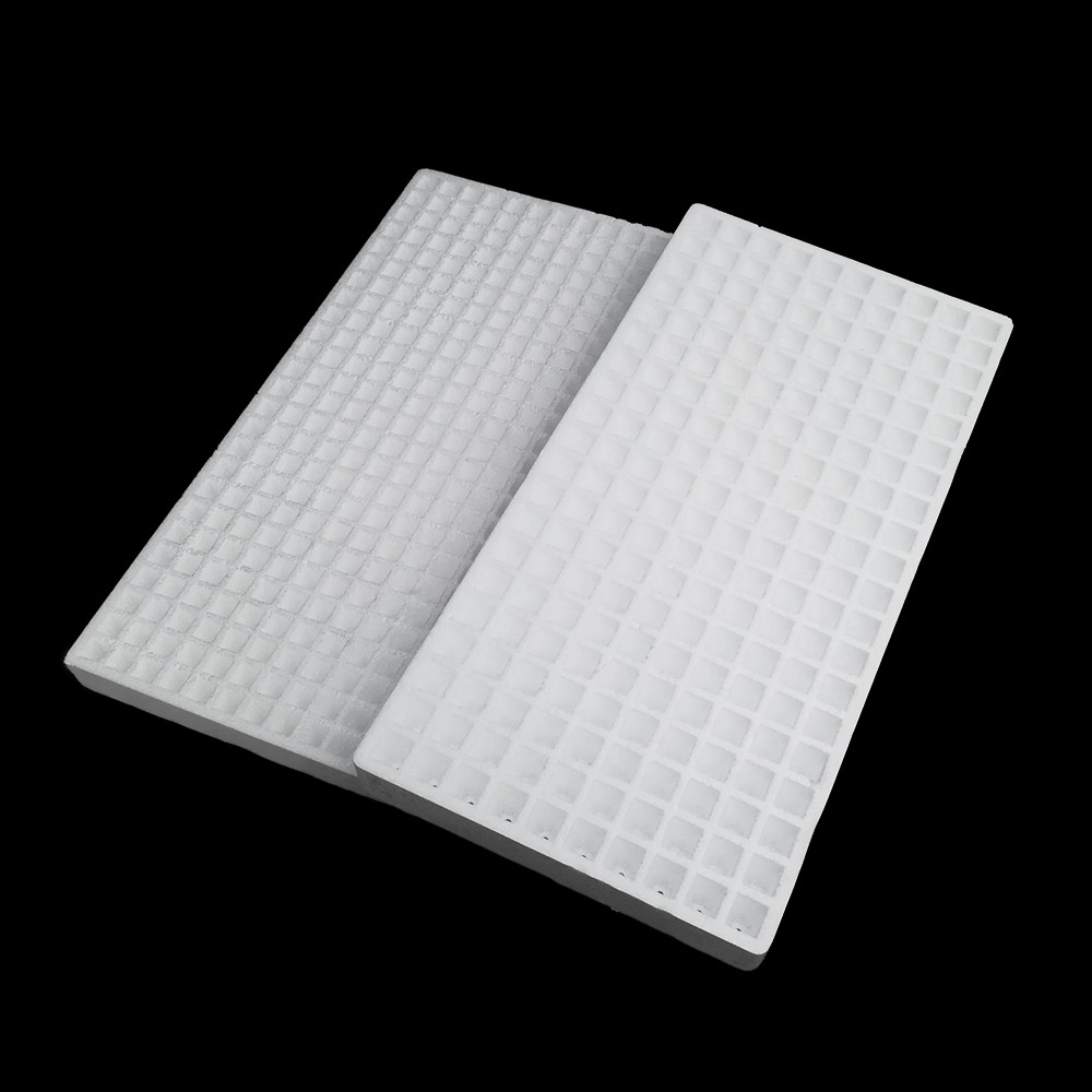Tear Resistant White Foam Seedling Tray With 105 128 200 Cells