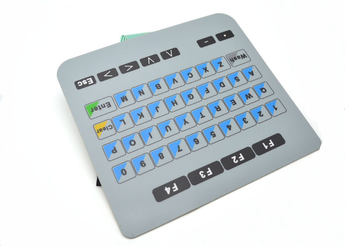 Flat Membrane Keyboard Switch For Machanical Controller With Connector
