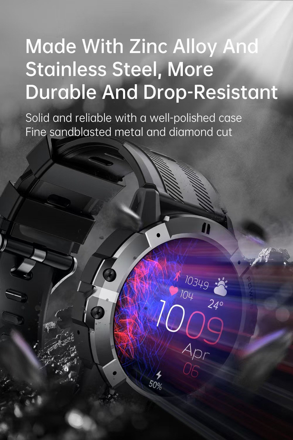 1.52 inch SmartWatch C29 Smart Watch With Blood Oxygen Pressure Heart Rate Monitor