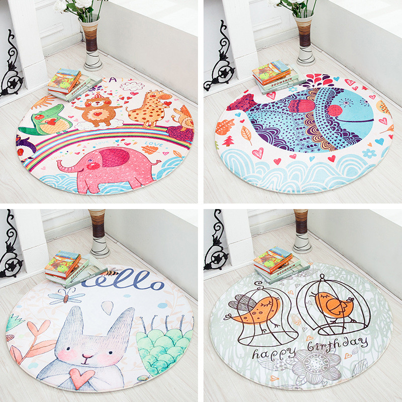 Kids Floor Mat Anti Skid Chair Floor Mat For Swivel Chair Childrens Crawling Mat