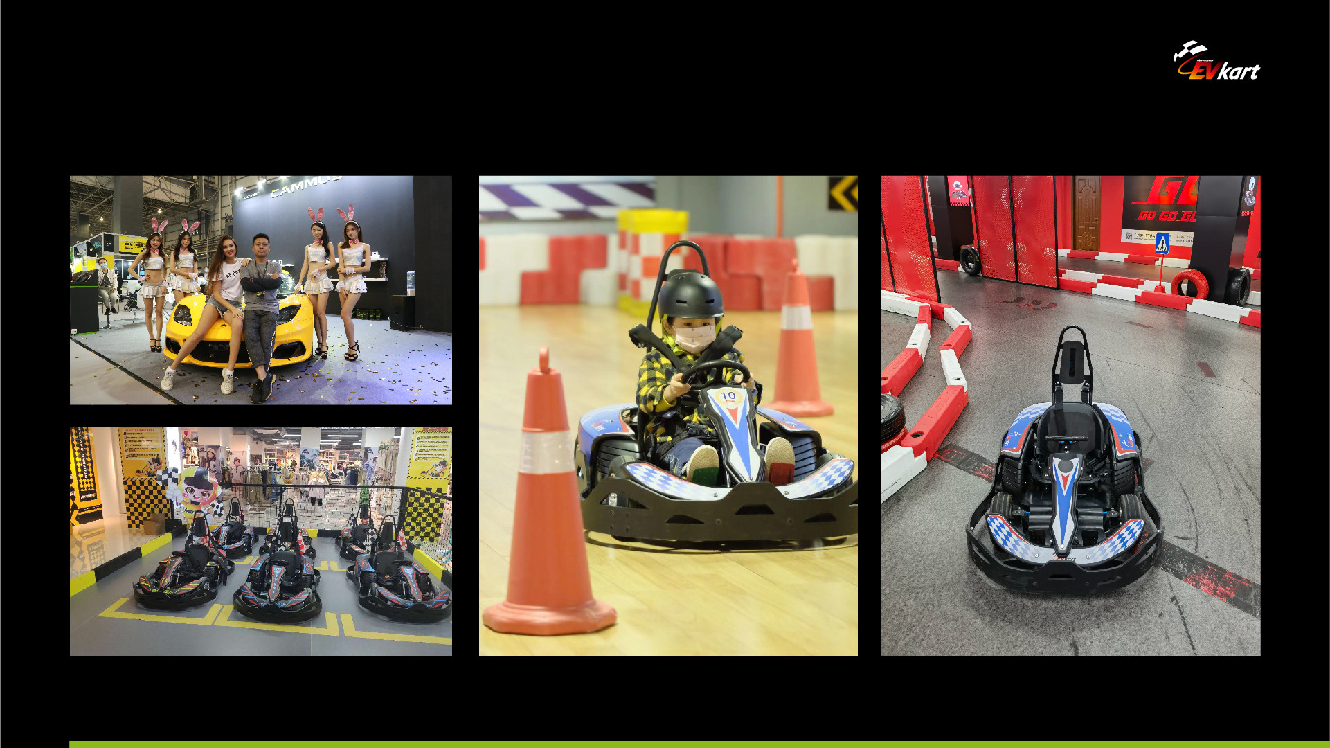 Double Motors 4kw*2 Competition Go Kart 120km/H High Speed