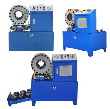 3KW / 4KW DX68 Hydraulic Hose Crimping Machine With 10 Sets Of Dies