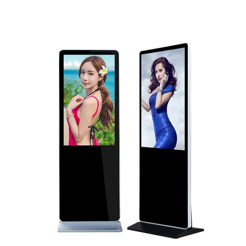 Portable Free Standing 43" inch LED LCD WIFI network Android advertising board signage menu board