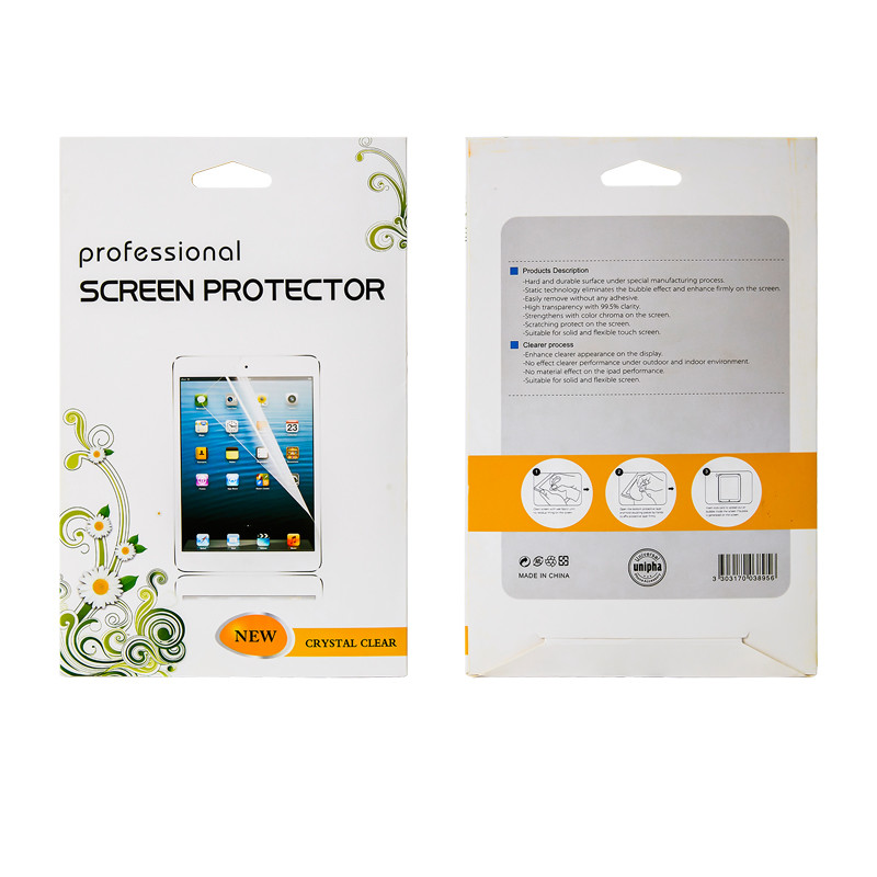 Customize Screen Prote Paper Box Fodable Electronic Product Tempered Glass Film