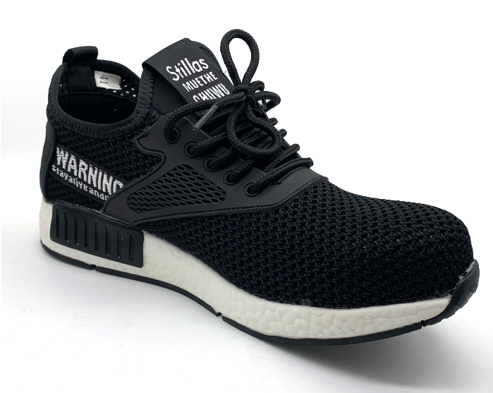CE Approved Anti-Puncture Work Safety Shoe with Steel Toe Cap and Flying Woven Fabric