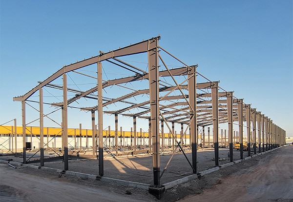 Flexible Steel Structure Building Welded H Steel Beam Steel Truss