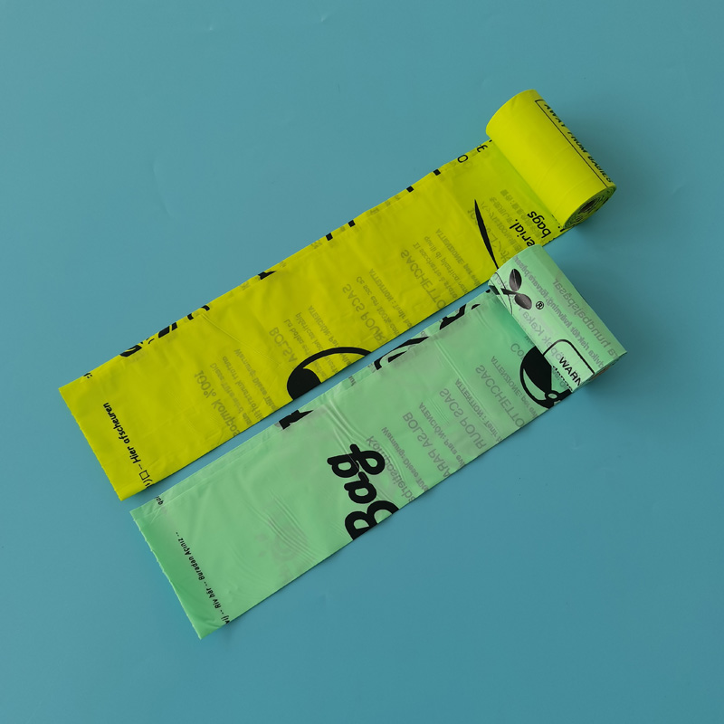 Pet Custom Printed Dog Poop Bags Plastic Biodegradable Eco Friendly