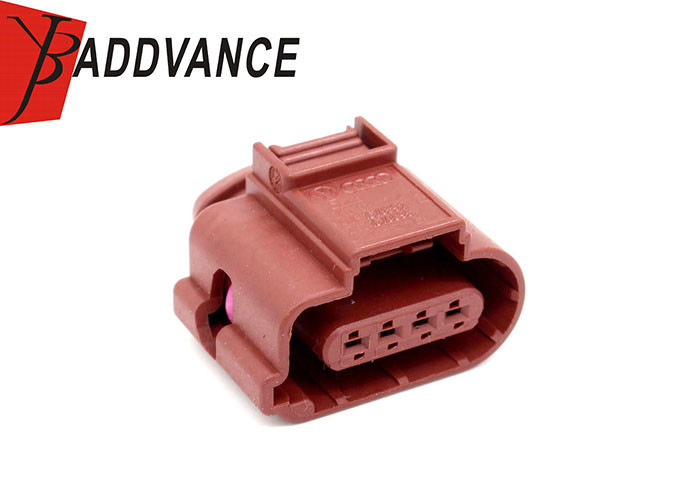 8KO 973 704 4 Way Female Oxy 02 Sensor Connector Brown For V W A UDI