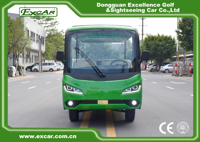 Mini Electric Tourist Bus With Four Wheels Hydraulic Braking System